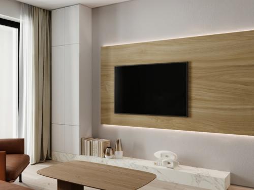 Современный проект 1-комнатной квартиры 50 кв. 02