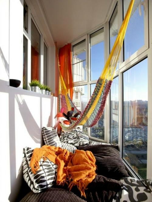 Балкон в духе бохо: пространство для отдыха без расписания. 03