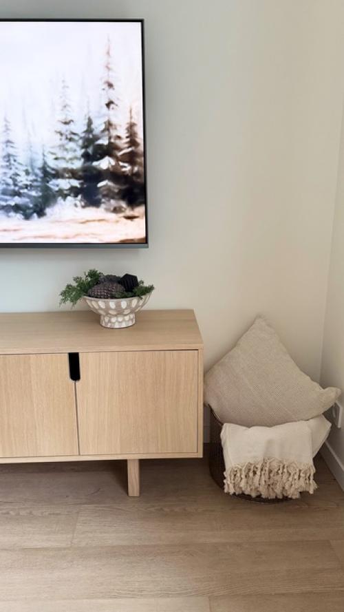 Новогодний декор покинул интерьер, но немножко зимы все же хочется оставить. 03