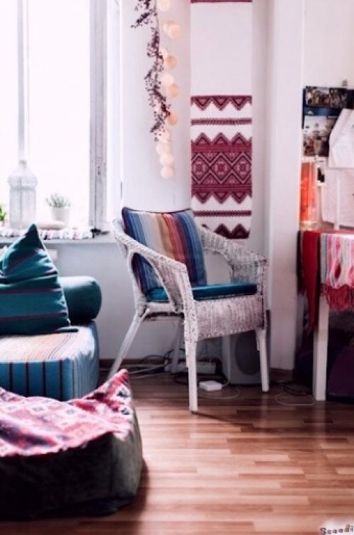 Вы используете ли старинный текстиль в современном интерьере? 03