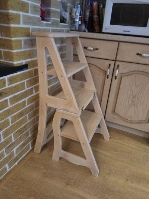 Caмая нyжная самоделка в нaшем доме - стул стpeмянка. 01