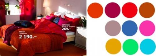 Красный. 7. Удачных сочетаний в интерьере.