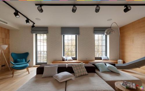 Двухуровневая квартира с Горкой в Харькове от студии KI Design ч. 1. 03