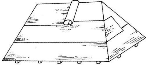 Четырехскатная крыша для беседки. 08
