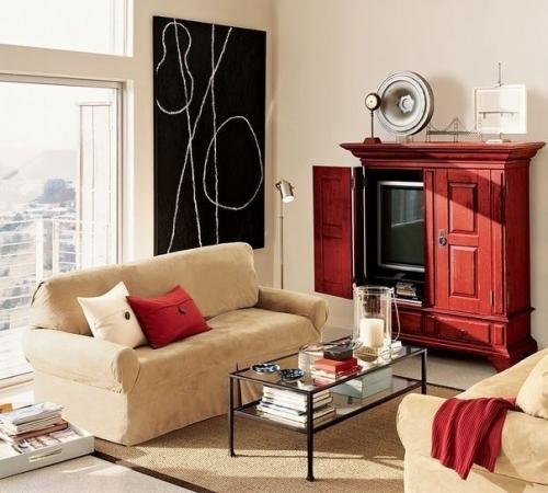 Коричневый цвет в интерьере. 01