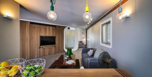 Редизайн геометрической квартиры в Тель-авиве. 01