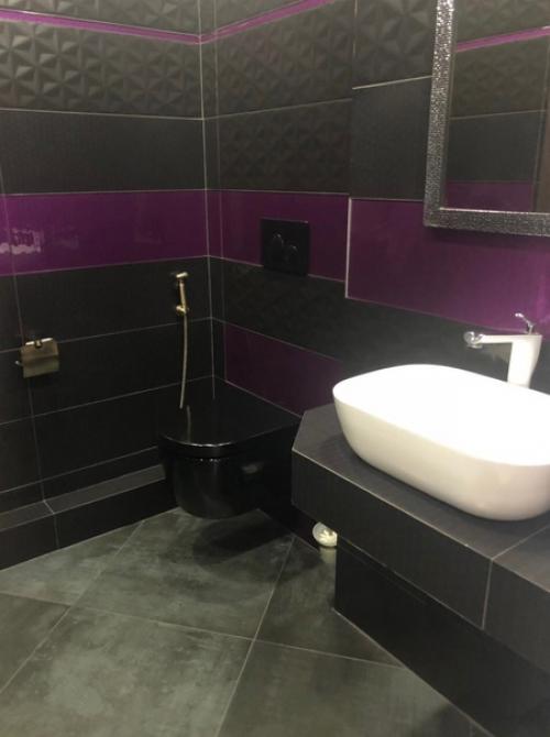 Просторная квартира в темных оттенках. 08