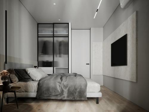 Современный проект 1-комнатной квартиры 50 кв. 06