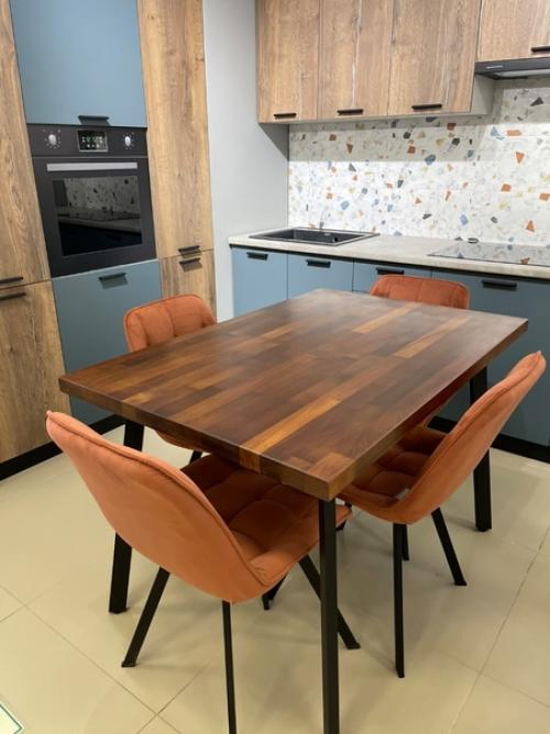 Столы & стулья.  Сейчас мало какой интерьер обходится без мебели с каретной стяжкой. 08