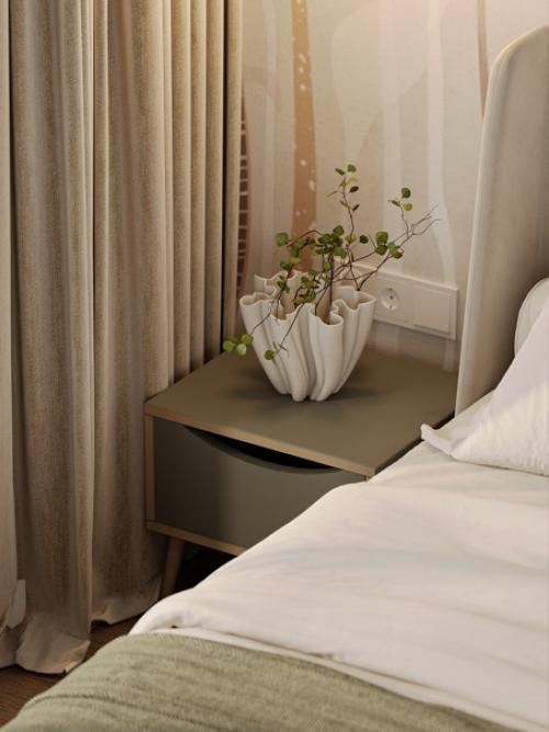 Первый день нового года хочется начать с этой спальни из нашего проекта в Ижевске. 02