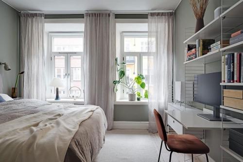 Скандинавский интерьер квартиры в Гетеборге (61 кв. 07