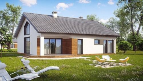 Проект дома с мансардой. 01