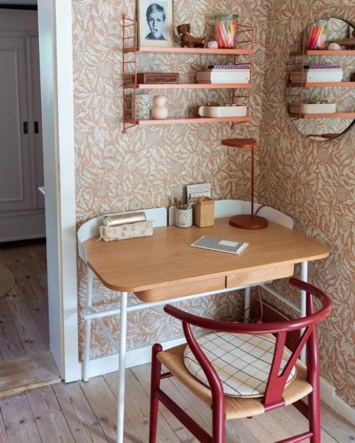 Приятная бежево - розовая гамма в дизайне уютного немецкого дома. 03