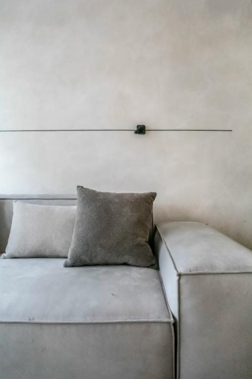 Маленькая, но очень уютная и функциональная кухня - гостиная.

