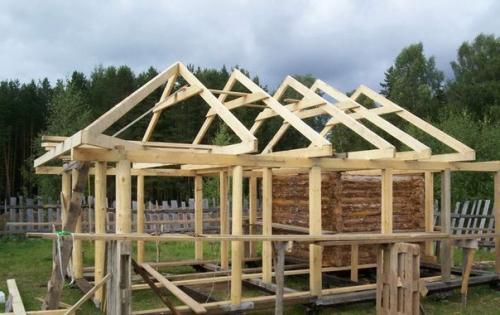 Четырехскатная крыша для беседки. 07