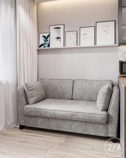 Стильный интерьер. В спокойной цветовой гамме. 03