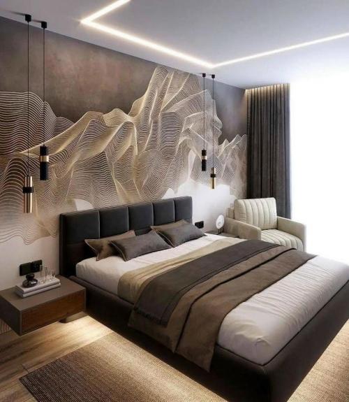 Этот интерьер - про тишину, глубину и ощущение дорогого спокойствия. 

