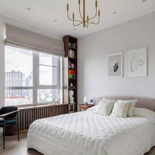 Минималистичный интерьер однокомнатной квартиры площадью 47 м. 03