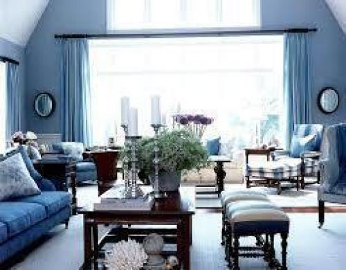 Влияние голубого цвета в интерьере на человека. 02