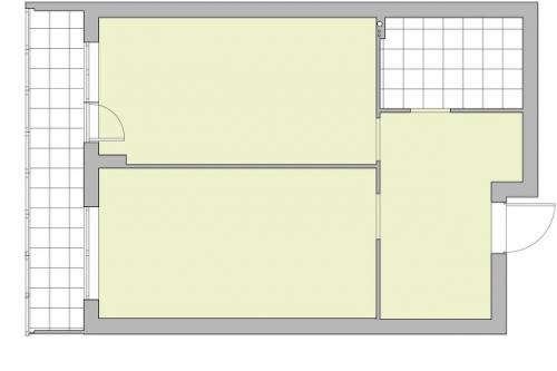 Яркая квартира в Академгородке для молодого мужчины 48 кв.  