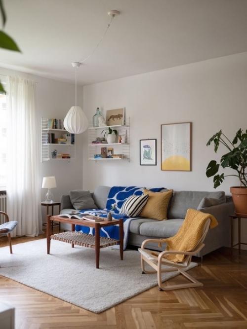 Яркие оттенки и необычные узоры уже второй год оживляют скандинавские интерьеры. 02