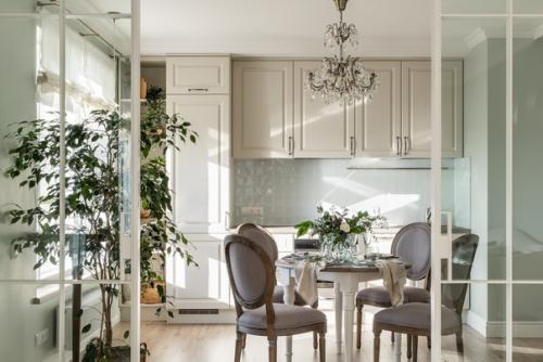 Мягкая классика в интерьере квартиры в Санкт-петербурге. 03