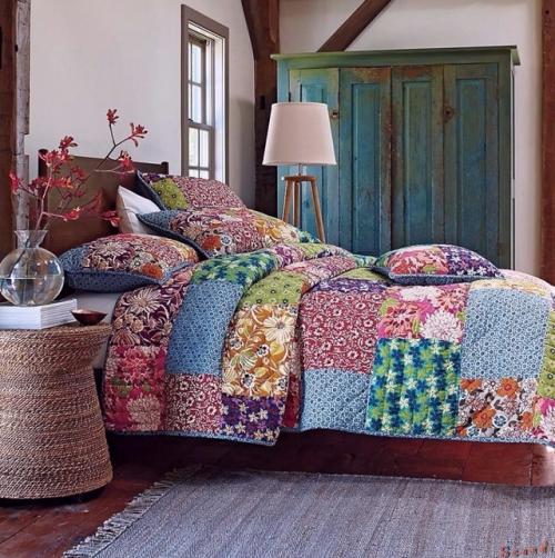 Вы используете ли старинный текстиль в современном интерьере? 04