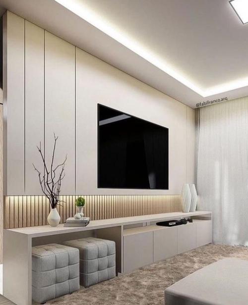 Варианты оформления зон для тв. 09