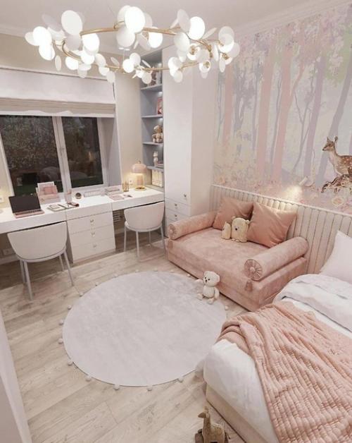 Детская комната в нежных цветах. 01