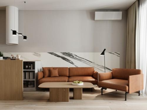 Современный проект 1-комнатной квартиры 50 кв. 01