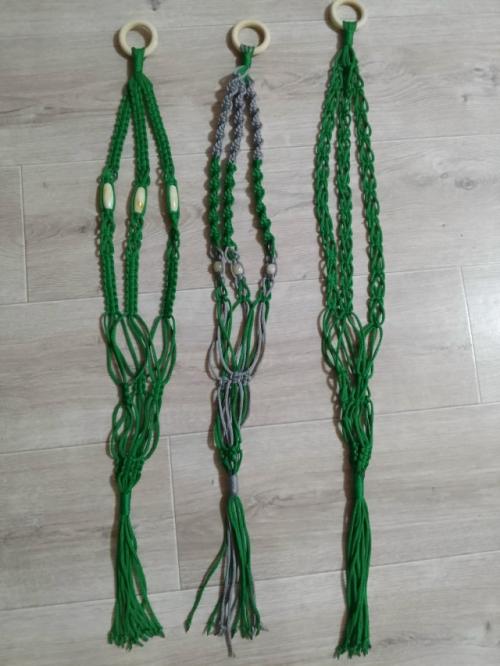 Кашпо для цветов в технике макраме - ручная работа, уют в каждый дом. 02