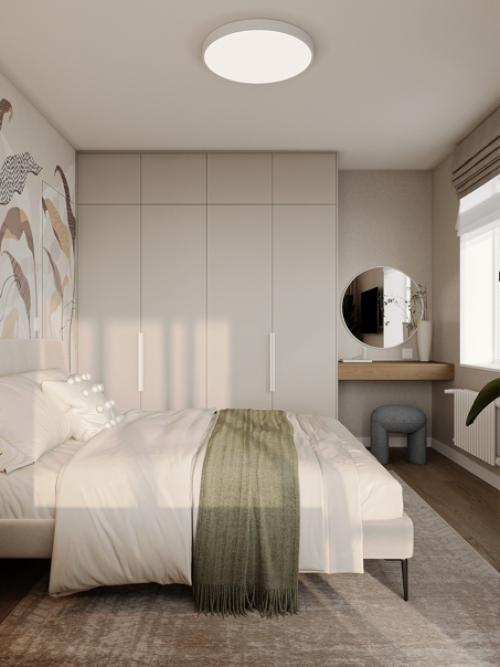 Первый день нового года хочется начать с этой спальни из нашего проекта в Ижевске. 01