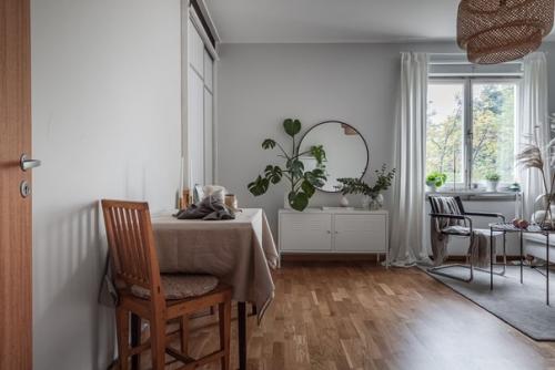 Скандинавский интерьер квартиры 24 кв. 03