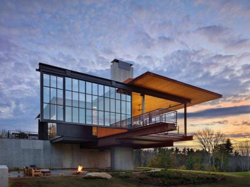 Часть 1. резиденция в беркшире (Berkshire Residence) в США от Olson Kundig Architects. 02