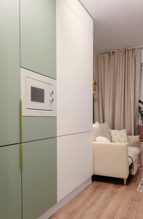 Интерьер квартиры - студии 23, 1 м 2 в ЖК бунинские луга в Москве. 02