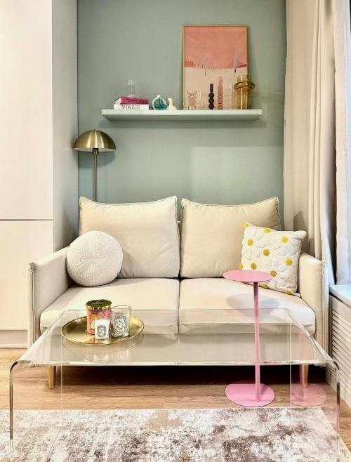 Интерьер квартиры - студии 23, 1 м 2 в ЖК бунинские луга в Москве.  