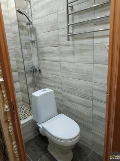 До и после ремонта туалета. 06