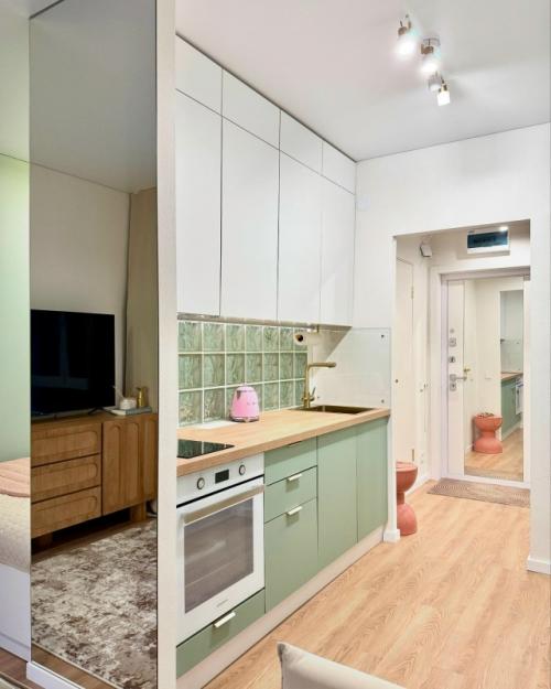 Интерьер квартиры - студии 23, 1 м 2 в ЖК бунинские луга в Москве. 04