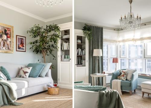 Мягкая классика в интерьере квартиры в Санкт-петербурге. 02