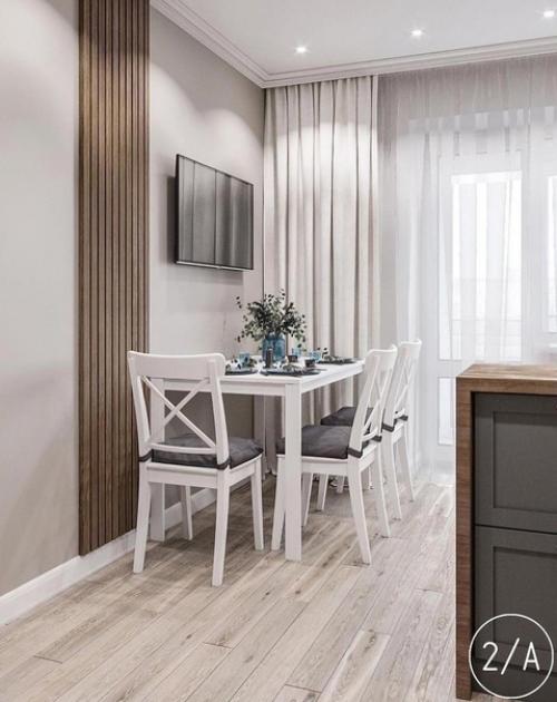 Стильный интерьер. В спокойной цветовой гамме. 04