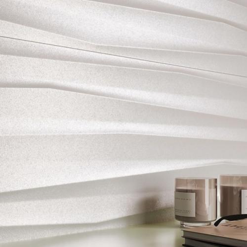 Белая плитка со структурированным узором из лент. 02