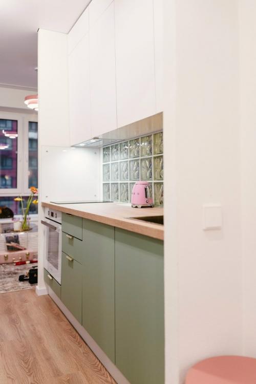 Интерьер квартиры - студии 23, 1 м 2 в ЖК бунинские луга в Москве. 03