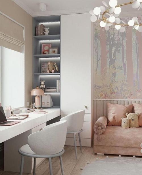 Детская комната в нежных цветах. 02