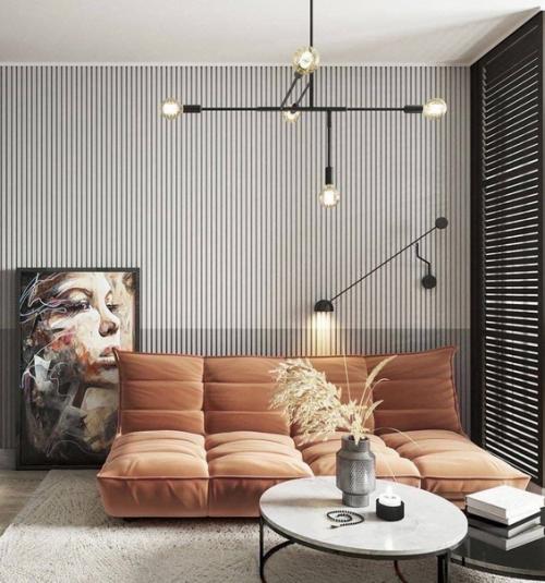 Интерьер гостиной. Современной и уютной. 02