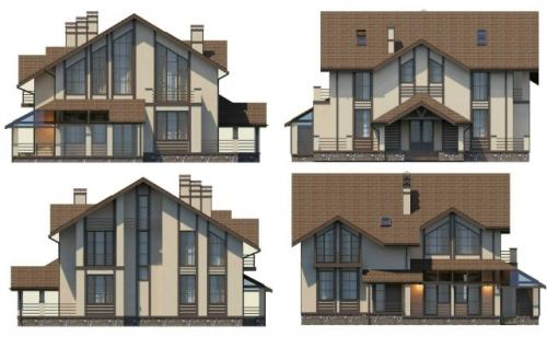 Элегантный стильный коттедж. 03