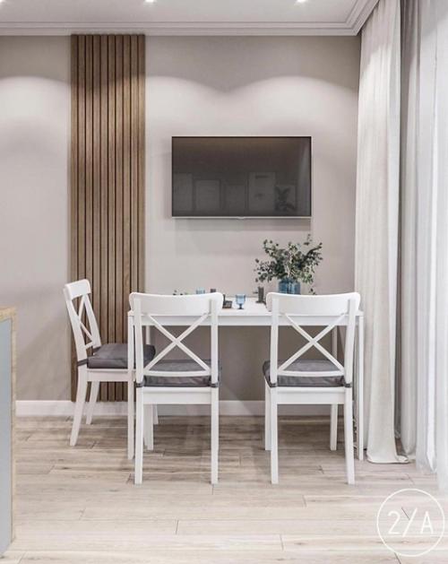 Стильный интерьер. В спокойной цветовой гамме. 05