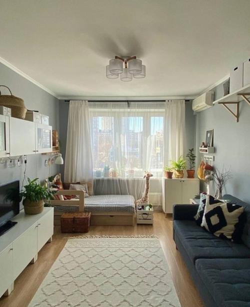 Интерьер однокомнатной квартиры. 07