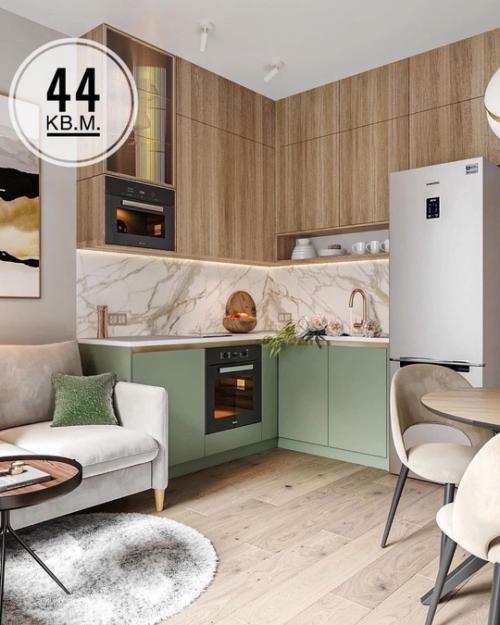 Отличный дизайн - вся квартира выполнена в едином стиле.  