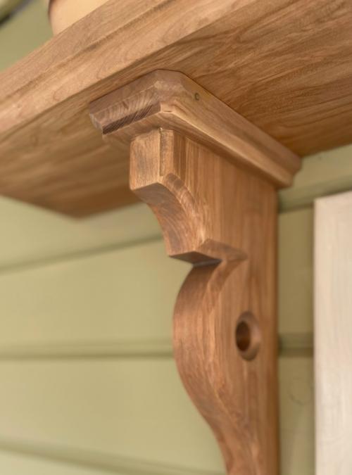 Я давно мечтала использовать сложные формы кронштейнов дома. 01