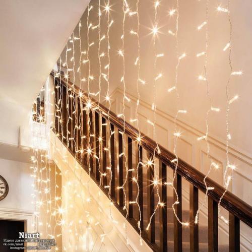 Гирлянда в интерьере. 02